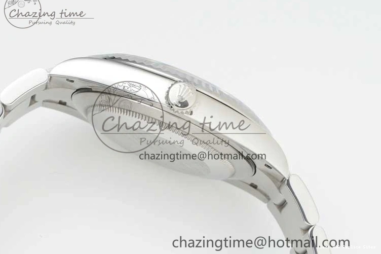 AAA Replica Watches Green 904L on 126334 Gray 41 2285 Steel Bracelet 1:1 Best Edition Dial VR NTF ZeroBulk DateJust Roman Oyster 0122